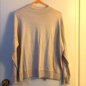 Beige Turtle Neck Sweater